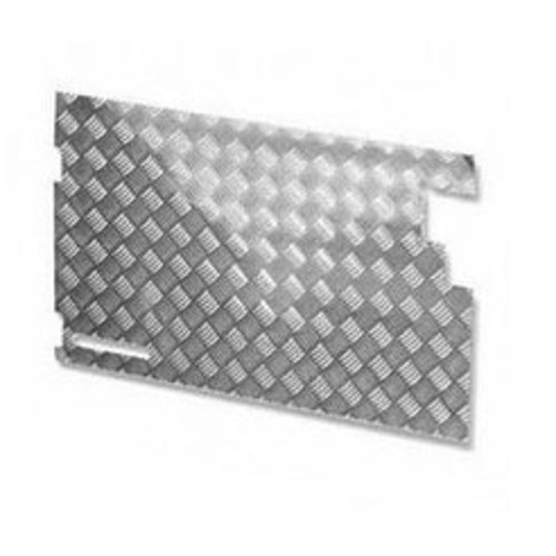 rear door chequer plate defender land rover