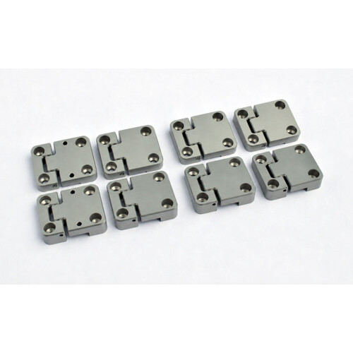 Aluminium door hinges for Defender 4 doors