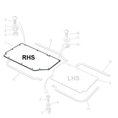 RHS Footwell Floor Panel LT77