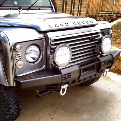 Defender modular winch bumper